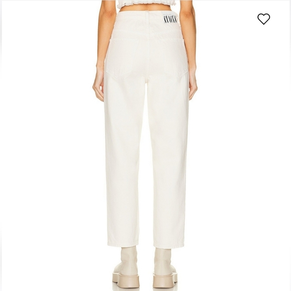 Mother Jeans Snacks! High Waisted Double Stack Ankle In Grab-n-go Natural 29 - Picture 2 of 13